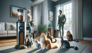 distributeur de croquettes chat 1 semaine
