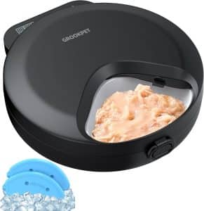 GrookPet, distributeur de pâtée pour chat sans fil 4 compartiments