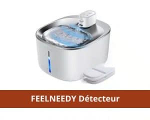 Fontaine a eau pour chat detecteur de mouvement