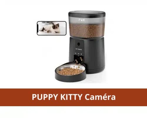 Distributeur automatique de croquettes avec caméra PUPPY KITTY