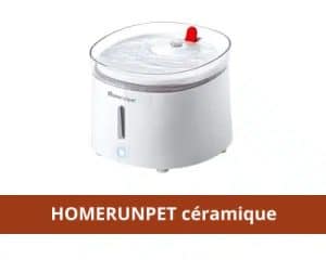 fontaine eau ceramique chat sans fil
