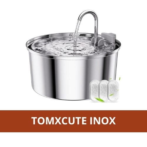 Avis TOMXCUTE fontaine inox à robinet 3,2 L